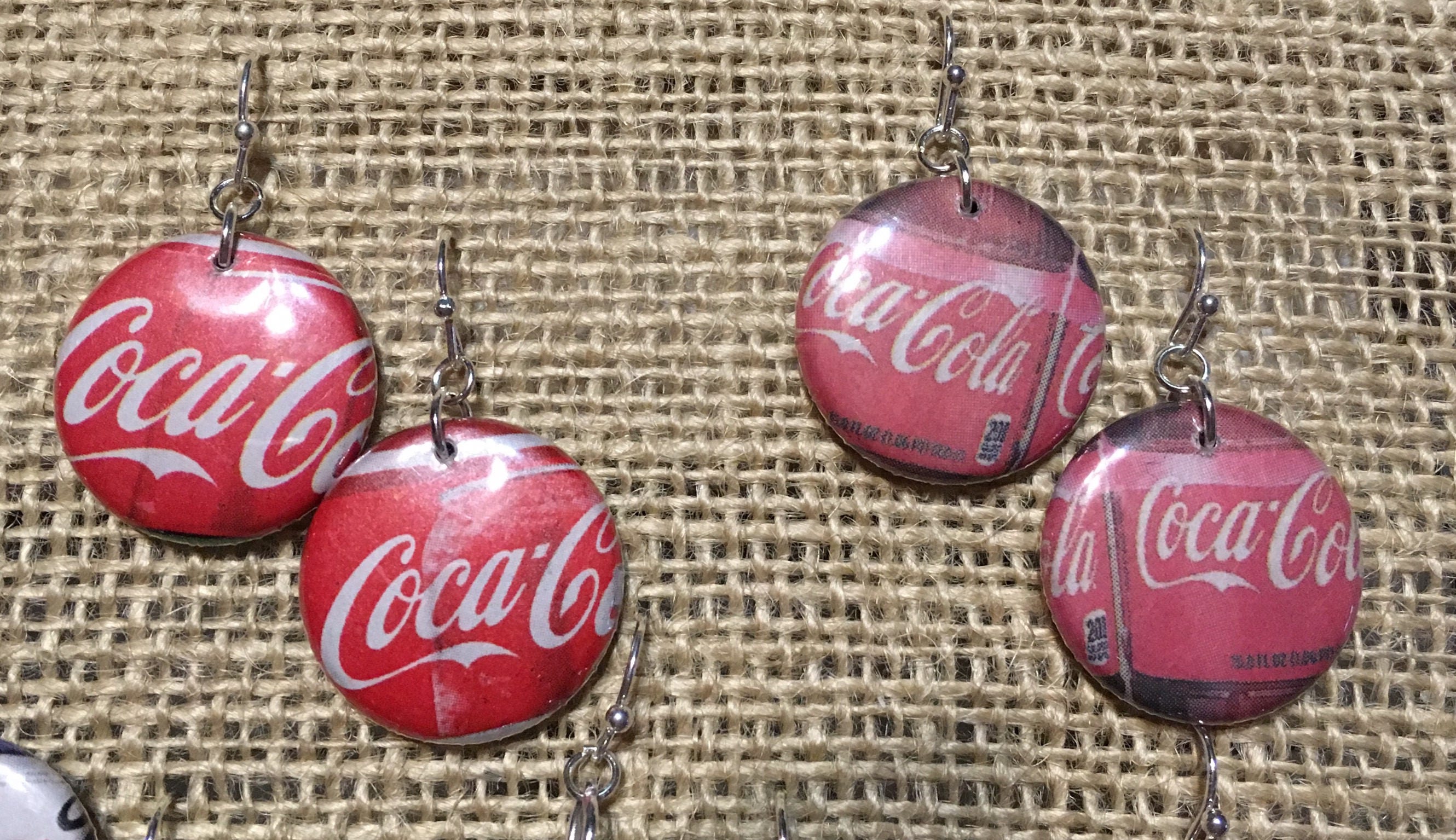 Earrings Free Shipping Recycled Coca Cola Coke Diet Coke Etsy