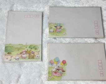 Juego de 3 sobres Tiny Candy Victoria Fancy Gakken de los años 80