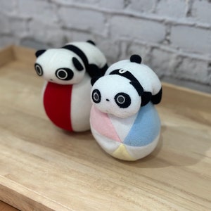 Lot De 2 Boîtes à Lunch Laqué SAN-X Tarepanda - Rouge Et Noir à 2 Niveaux - Neuf