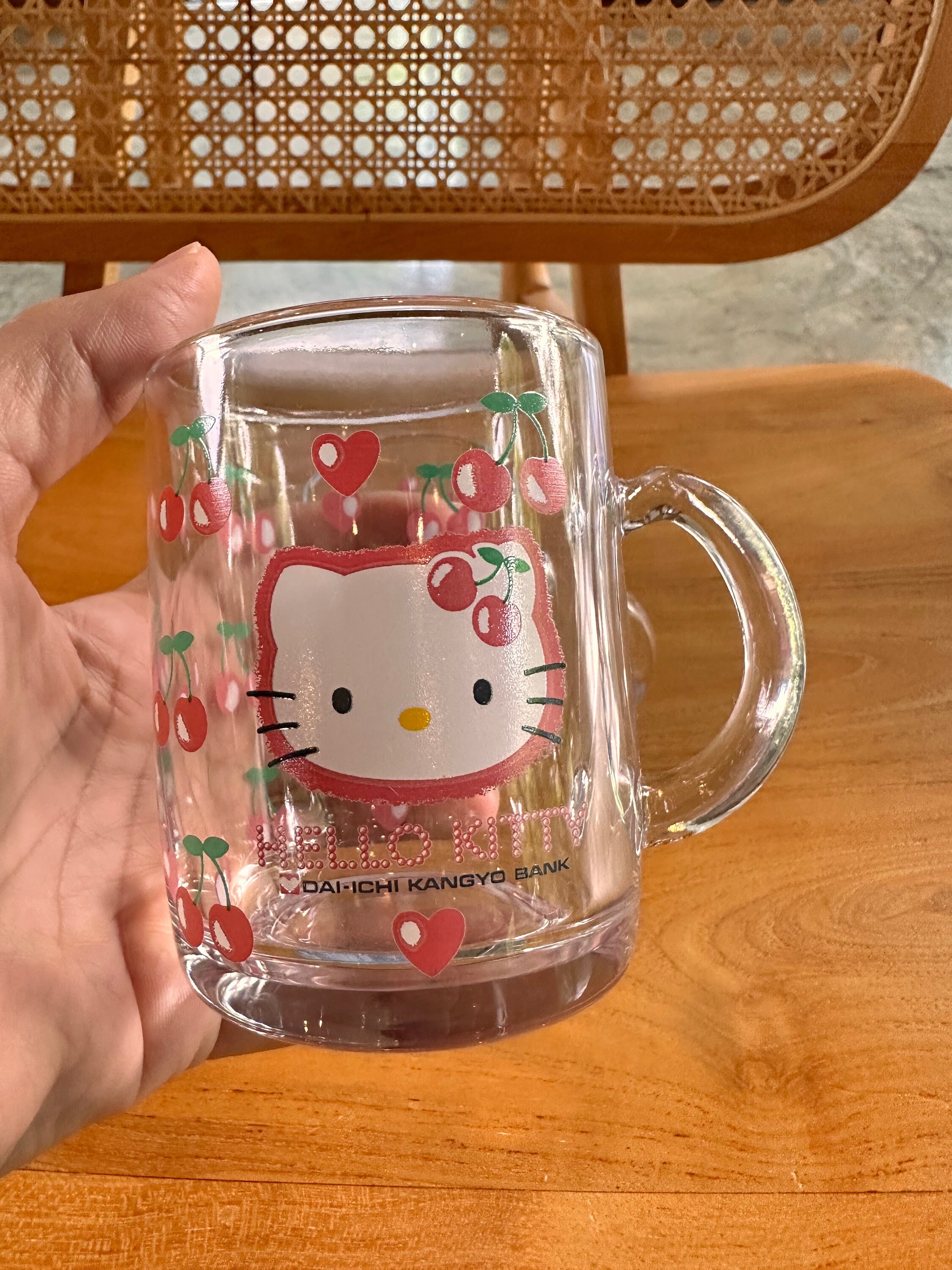 1998 Sanrio Hello Kitty 1998 Coffee Clear Mug Glass Set of 2 - Etsy