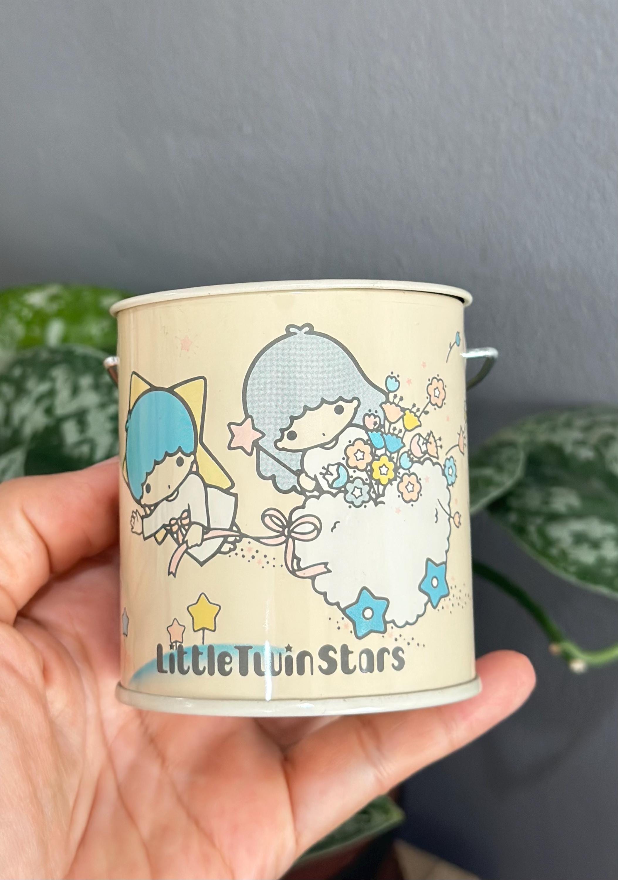 Vintage 1976 Sanrio Little Twin Stars Tin Bank – Kiki & Lala Metal