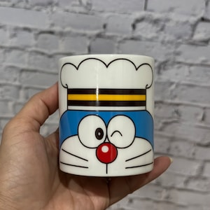 Chef Doraemon-koffiemok uit de jaren 90