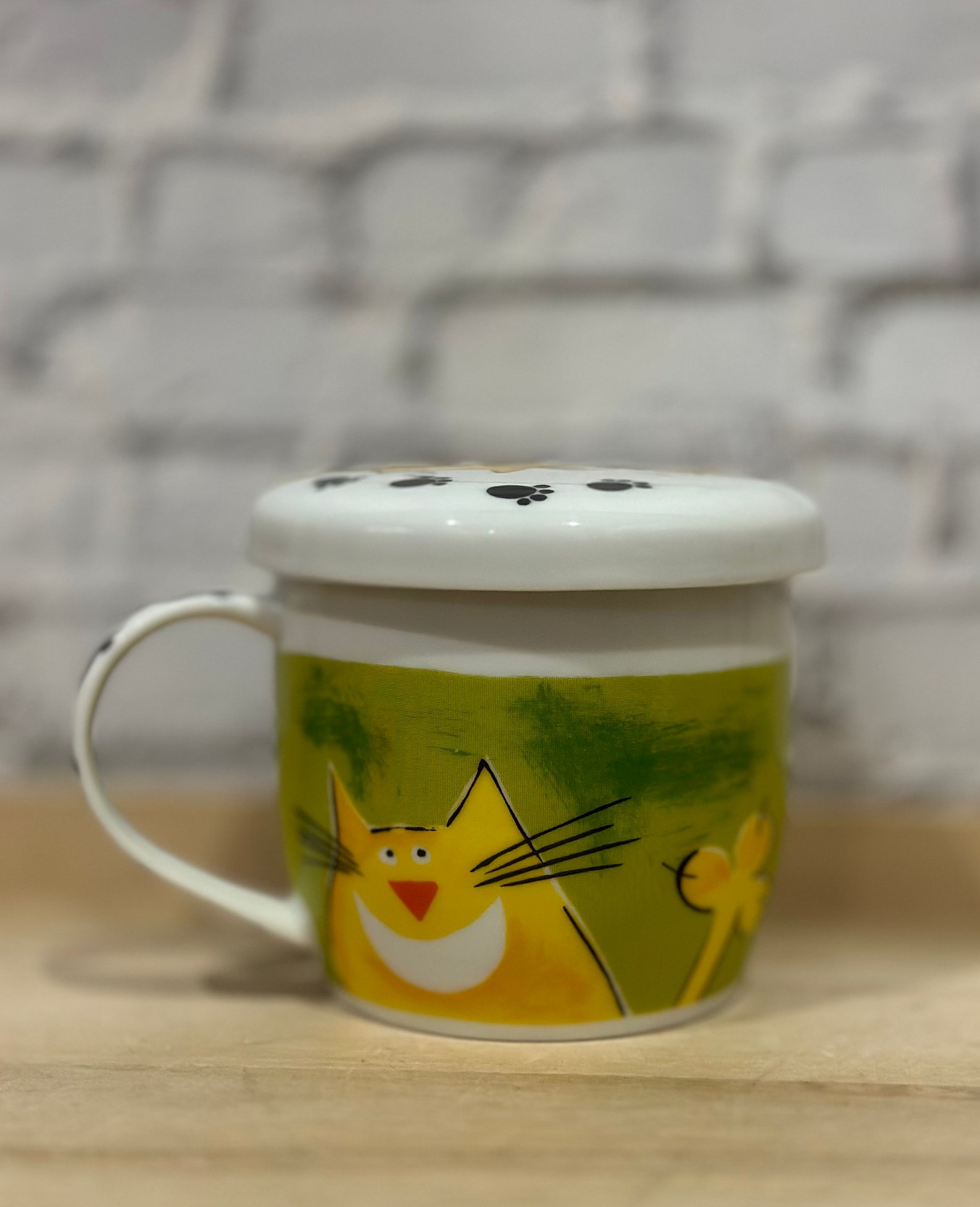 Gallery by Inhesion Cat Coffee Mug With Lid - Etsy