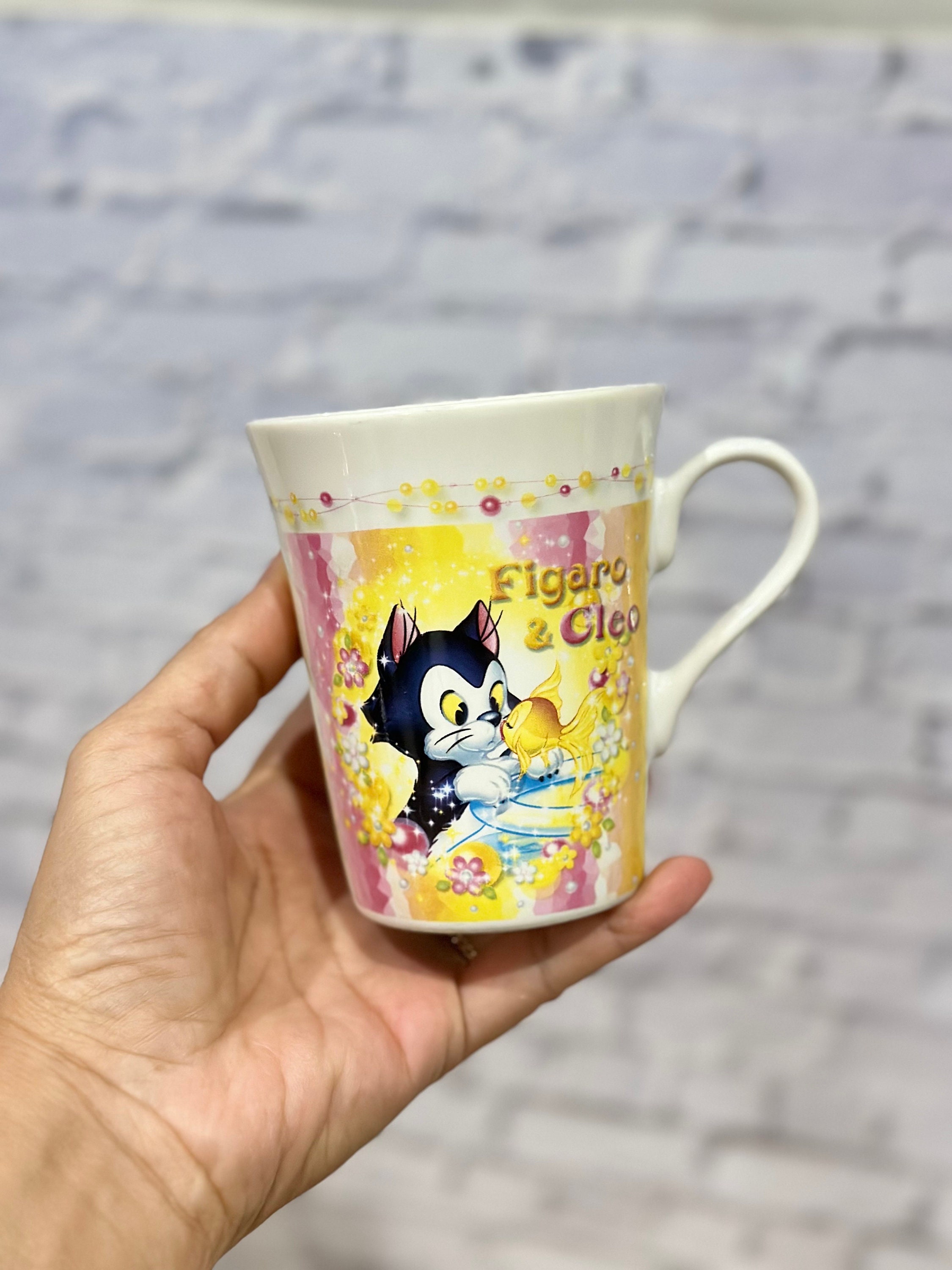 Disney Figaro Cat and Cleo the Goldfish, Pinocchio Characters Mug
