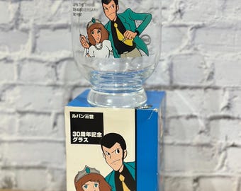 1997 Lupin the Third drinking glass tumbler