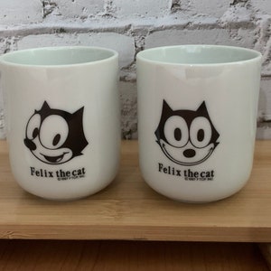 Felix the cat 1997 Teacups set of 2