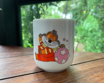 1991 Niko Niko Pun Japanisches Spiel Teetasse