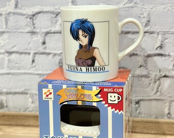 1990s Tokimeki Memorial Coffee Mug Yuina Himoo Made in Japan - Etsy