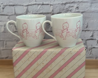 1997 Kewpie coffee mugs set of 2