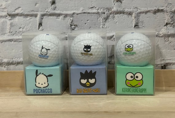 1997 Sanrio Golf Ball Bad Badtz-maru, Kerokerokeroppi and Pochacco