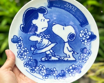 2002 Snoopy and Lucy plate