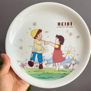 1990s  Heidi a girl of the Alps plate