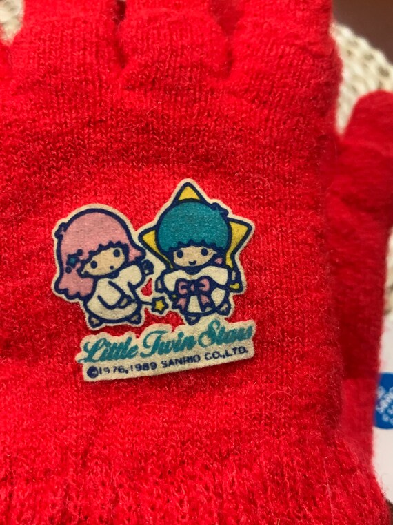 Vintage 1989 Sanrio Little Twin Stars Kids gloves - image 10