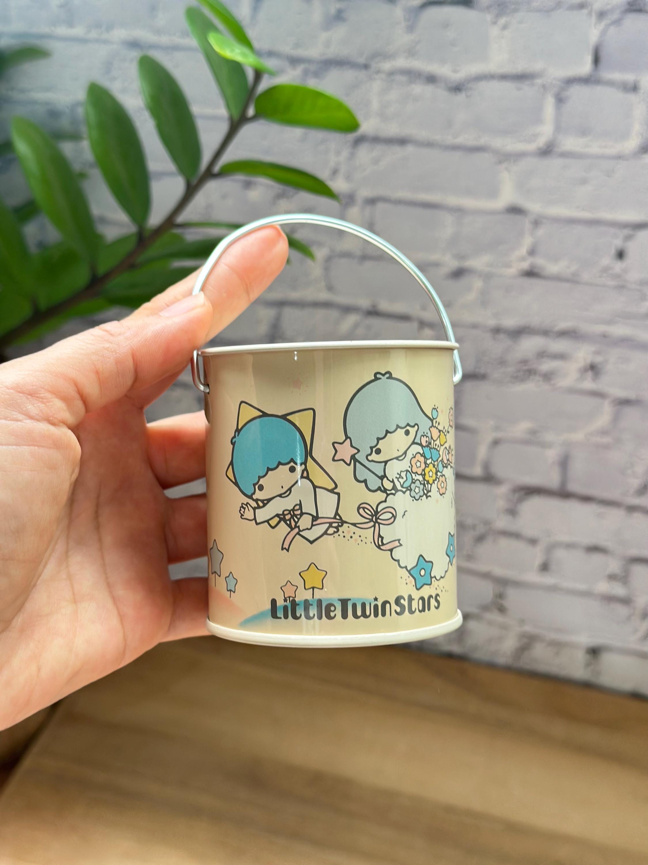 Vintage 1976 Sanrio Little Twin Stars Tin Bank – Kiki & Lala Metal