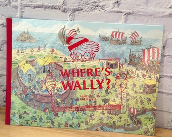 1990 Where's Wally Writing Pad Japanese Checklist Stationery