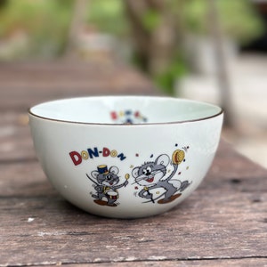 Rare Chuck E. Cheese Mouse mascot big bowl