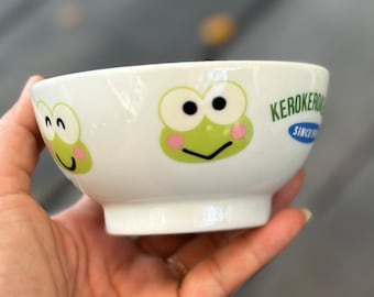 1994 Sanrio Kero Keroppi Ceramic Rice bowl