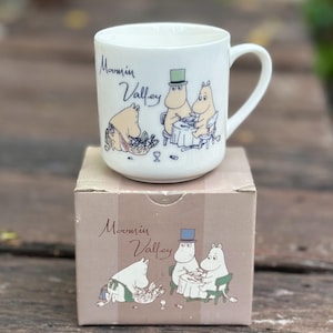 1990 Moomin valley ceramic mug