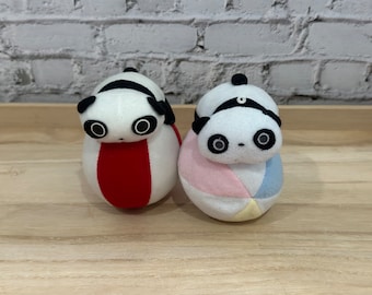 1990s San-X Tarepanda small plush dolls set of 2