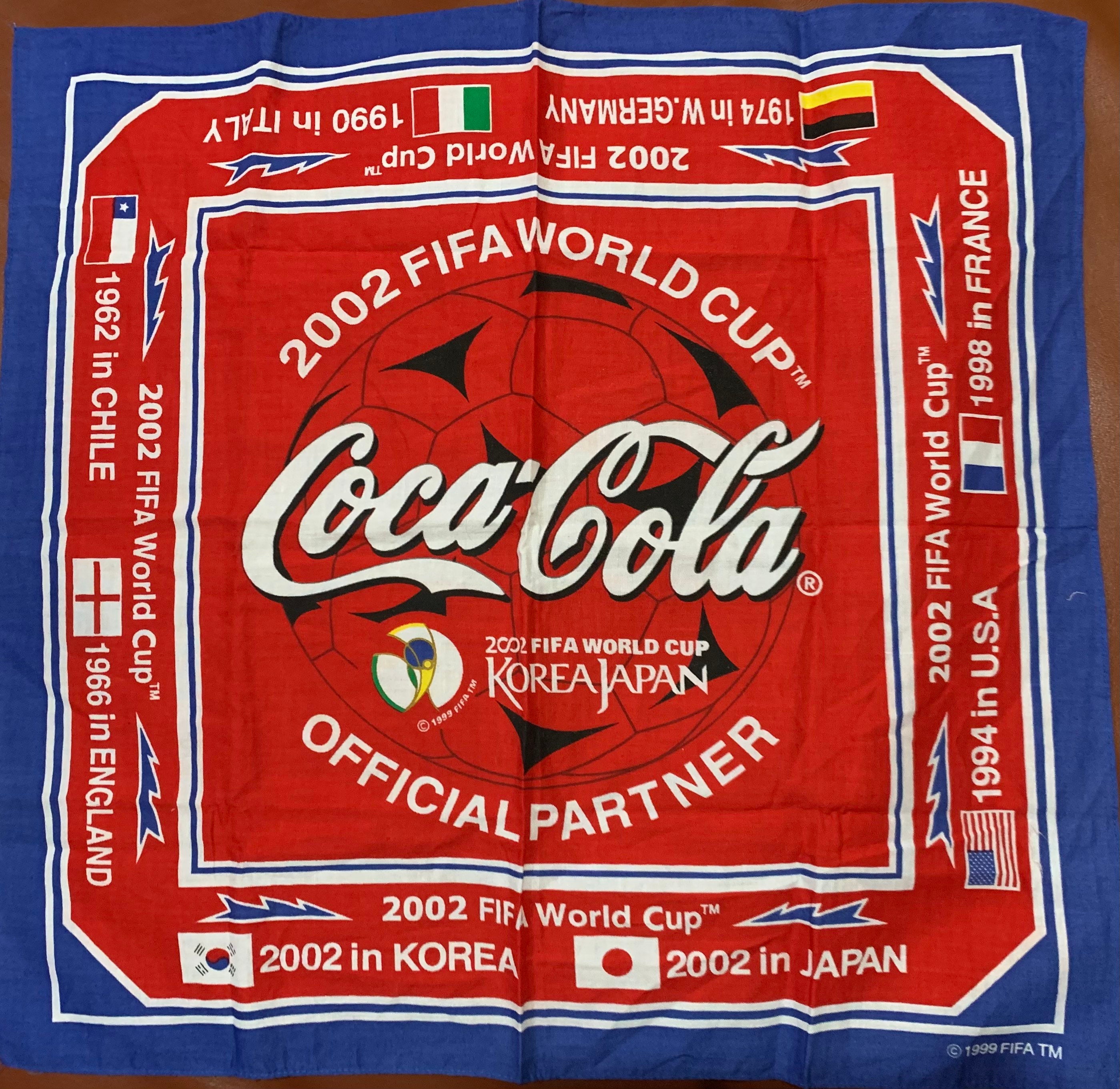 2002 FIFA Word Cup Korea Japan Handkerchief - Etsy 日本