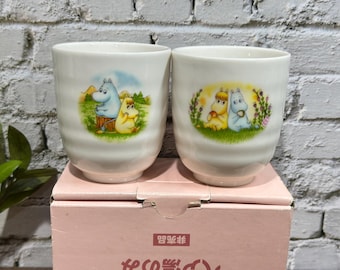 Vintage 1990s Moomin Ceramic Teacups - Snork Maiden, Set of 2