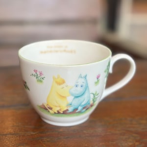 1990s Moomin & Snork Maiden The Story Of Moomin Valley big coffee Mug