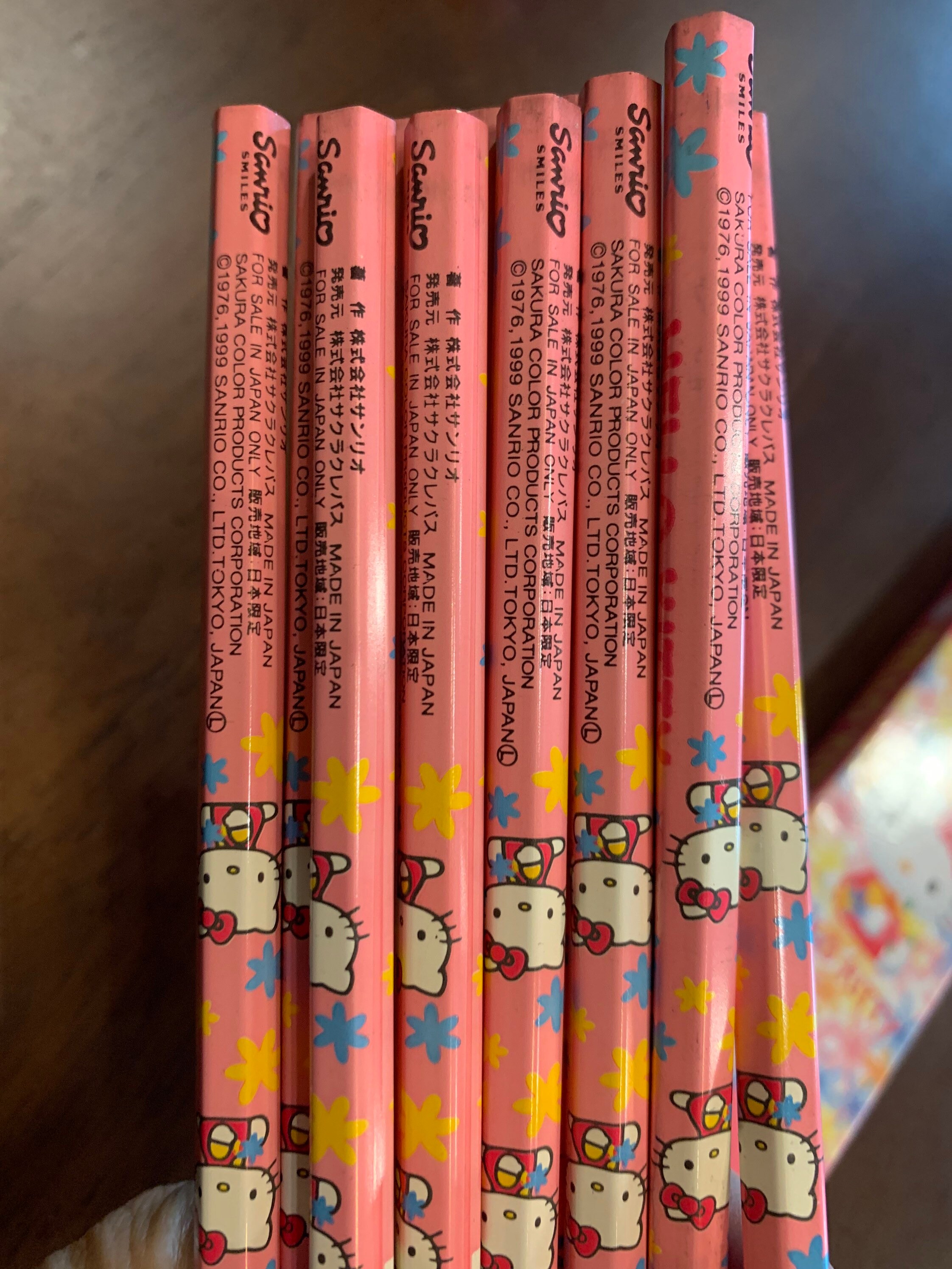 1999 Sanrio Hello Kitty Pencil Set of 11 -  Israel
