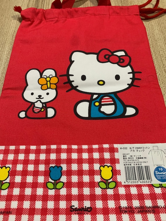 2000 Sanrio Hello Kitty Draw String Bag Etsy Canada