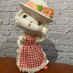 Vintage Kato Kogei porcelain figure Coin Bank