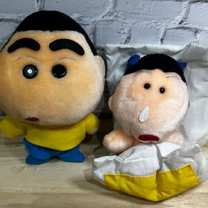 90年代のクレヨンしんちゃんとボーちゃんのぬいぐるみ