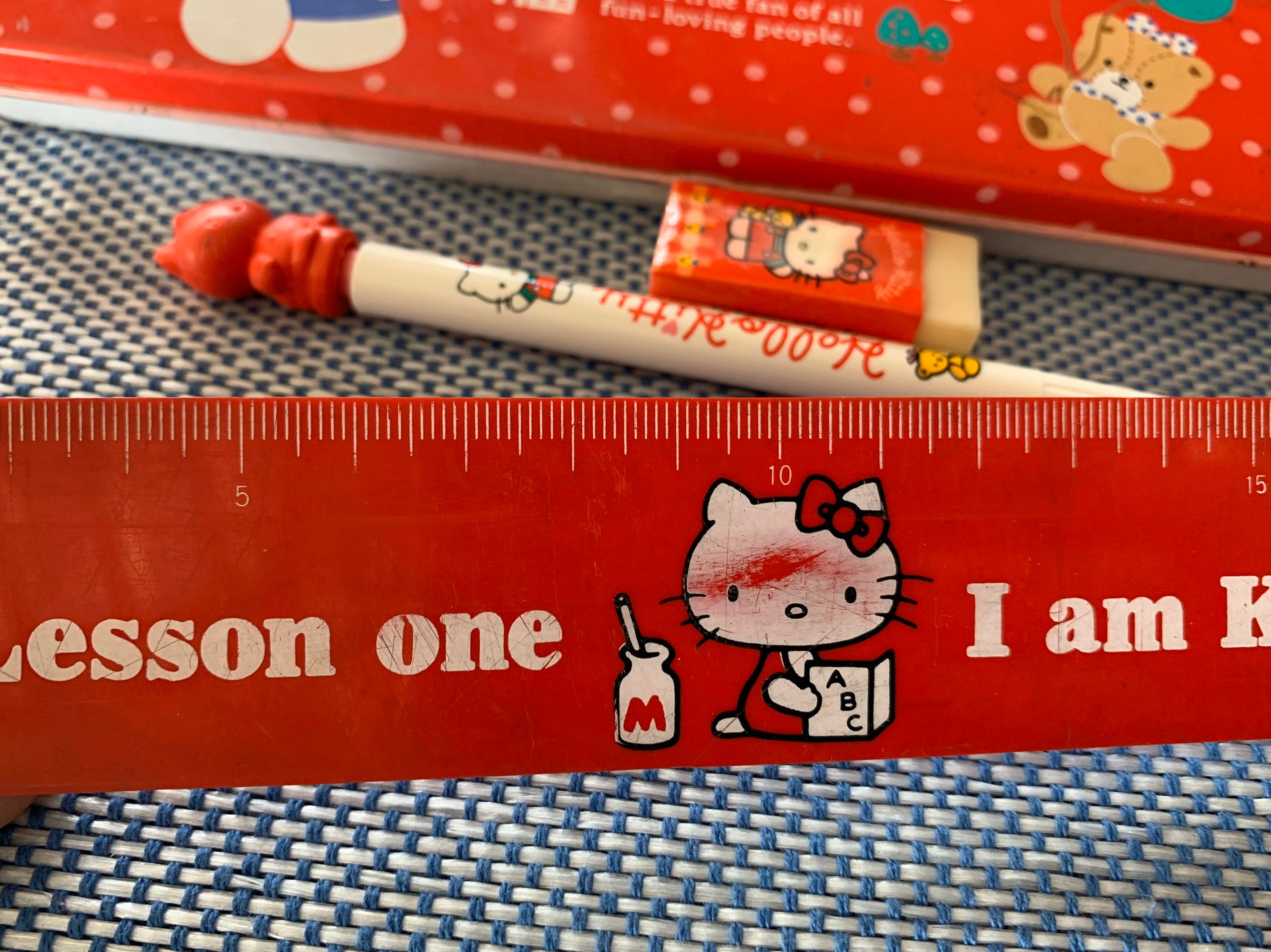 6PC Hello Kitty Girls Kids Stationery Set Pencil Rubber School Kit Gift UK  NEW