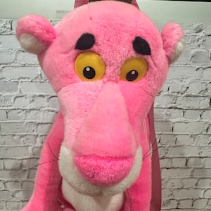 1995 the Pink Panther Plush Backpack - Etsy