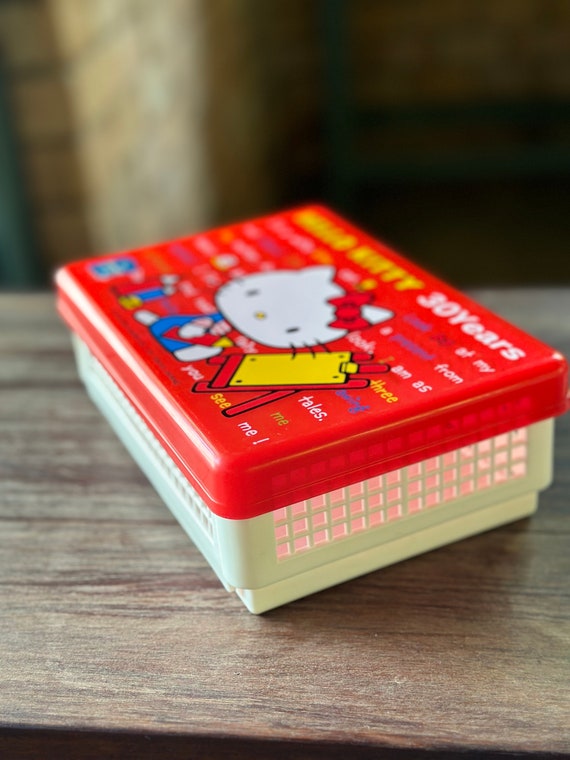 2004 Sanrio Hello Kitty Foldable Lunch Box - Etsy