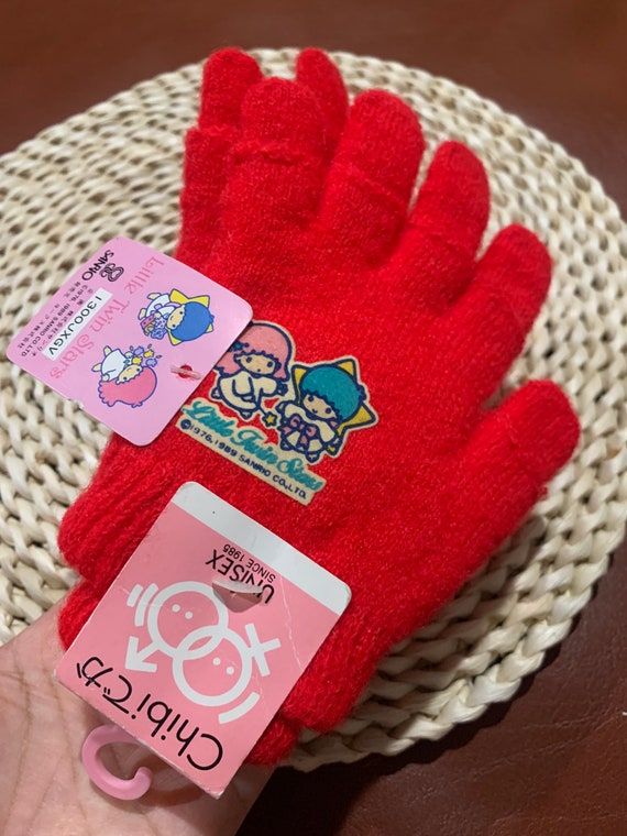 Vintage 1989 Sanrio Little Twin Stars Kids gloves - image 1