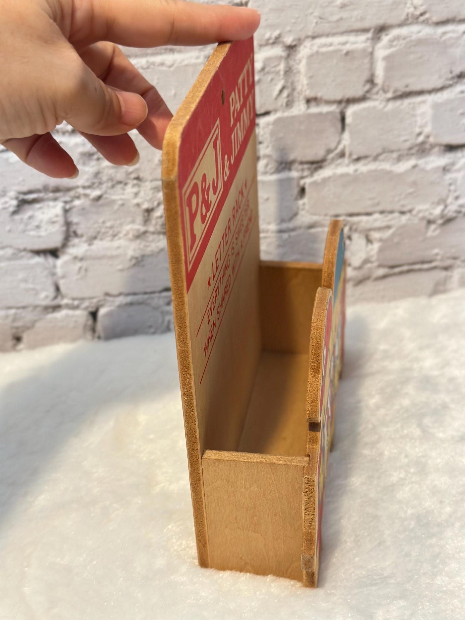 Vintage Sanrio Patty & Jimmy Wooden Letter Rack – 1975 Japan Mail ...