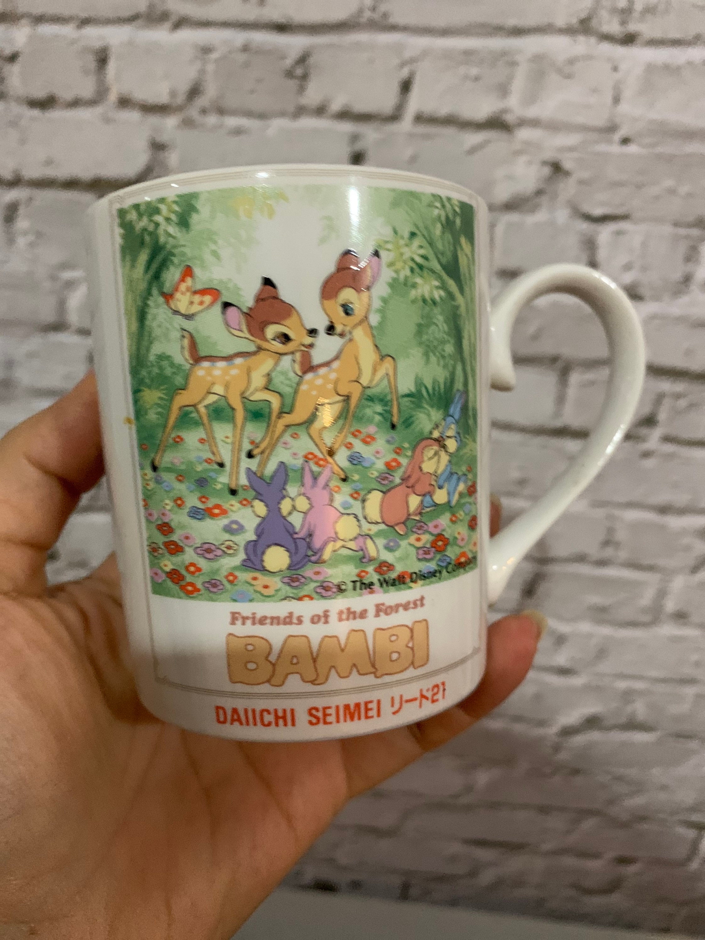 バンビ マグカップ ウォルト ディズニー プロダクション ヴィンテージ ウォルト・ディズニー・カンパニー バンビ コーヒーマグ
