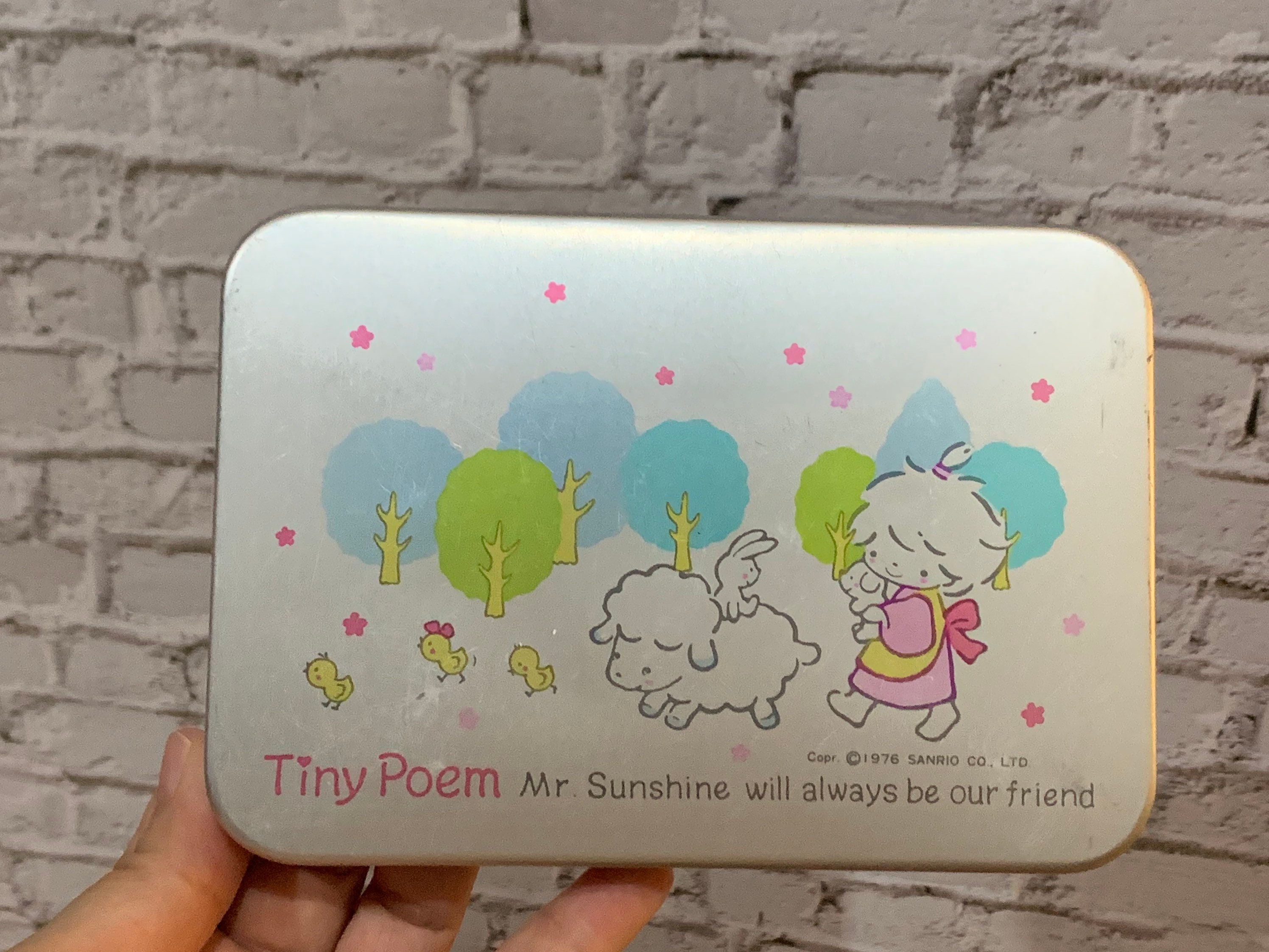 1976年 サンリオ タイニーポエム 缶弁当箱 - Etsy 日本
