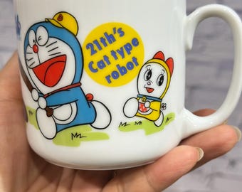 Vintage Doraemon and friends Coffee mug