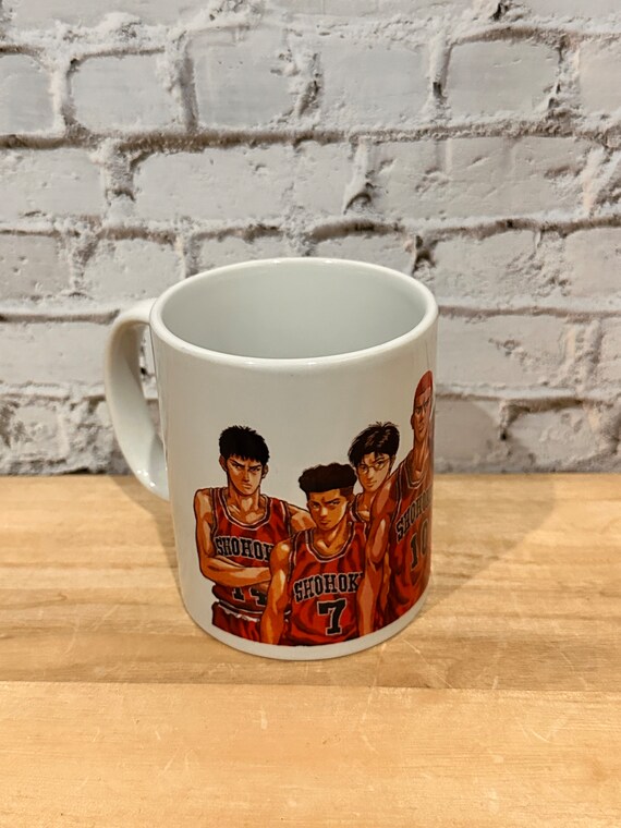 1990s Shohoku High Slam Dunk manga coffee mug