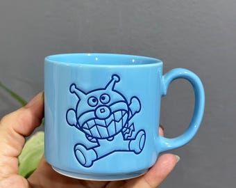 Baikinman Anpanman vintage coffee mug