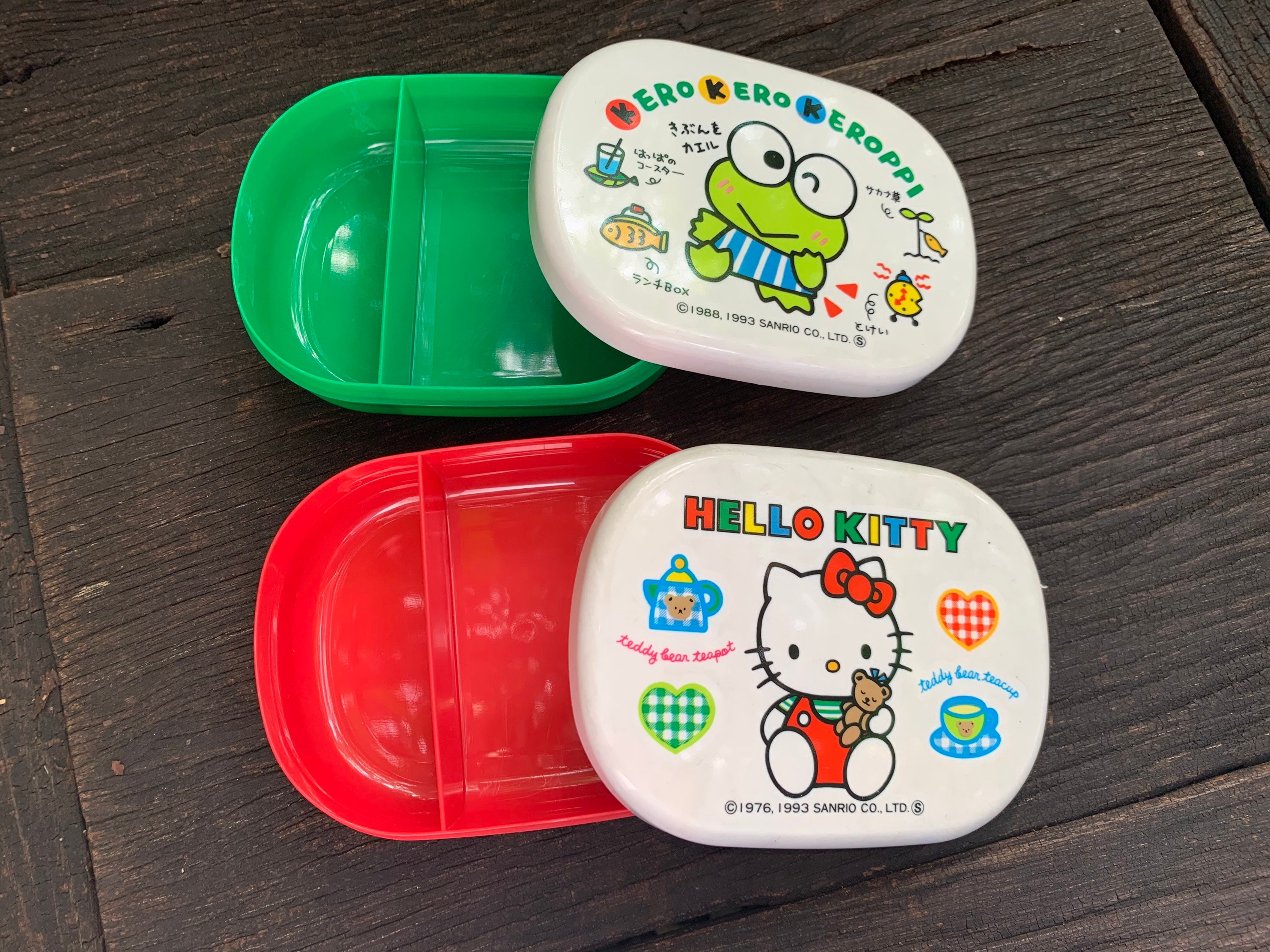 Hello Kitty Tupperware Storage Tin / Vintage Lunchbox / -  Norway