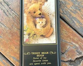Rare 1995 Vintage Vera Babbington "Teddy Bear Hugs" Pencil Case - Studio Oz Japan