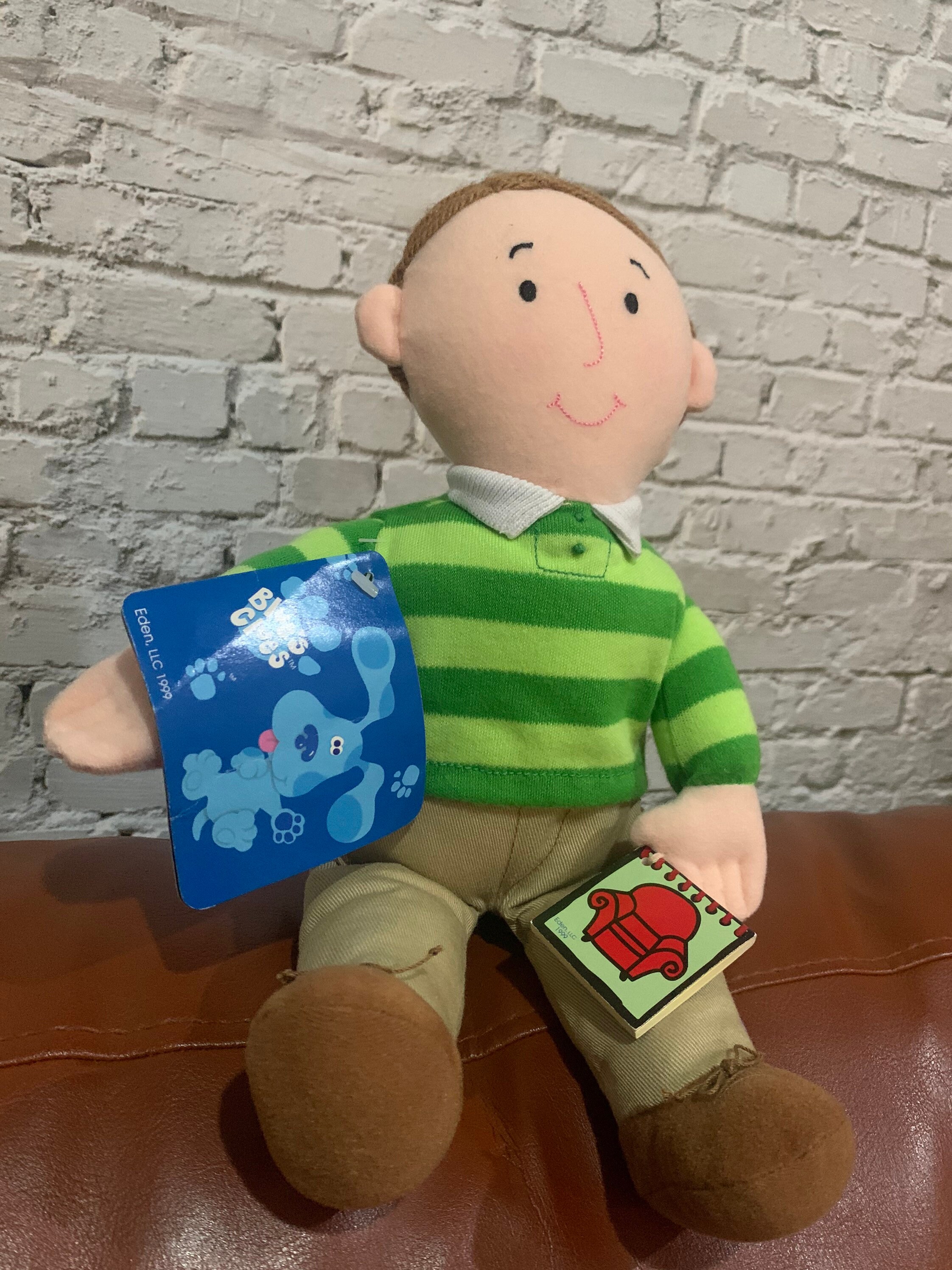 1999 Blue's Clues boy plush doll | Etsy