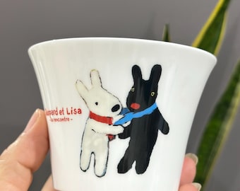 Vintage Gaspard and Lisa teacup