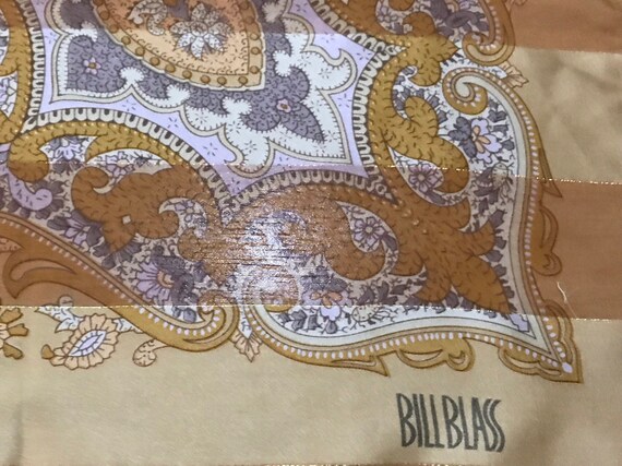 Vintage Bill Blass Scarf, Bill Blass silk Scarf