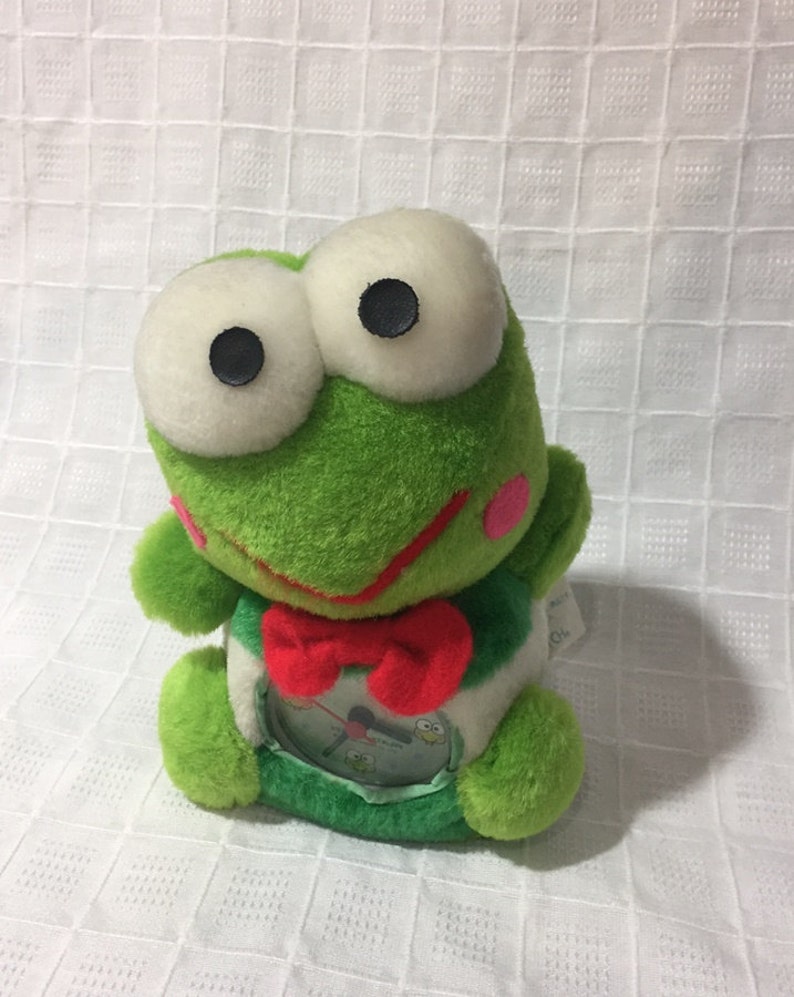 Vintage rare 1995 Keroppi Clock Plush Stuffed Animals Dolls | Etsy