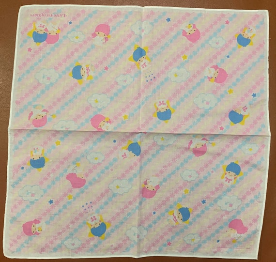 Vintage kid's handkerchief Sanrio Little Twin Star