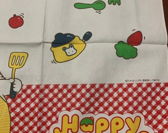 JAPAN AIR LINES  おはよう！スパンク ハンカチ　昭和レトロ　貴重 JAPAN AIR LINES おはよう！スパンク ハンカチ 昭和レトロ 貴重