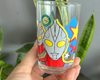 Vintage Ultraman Taro Tsutaya Pro water glass tumbler