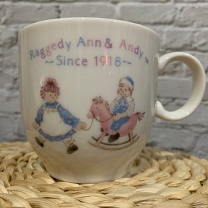 Tasse à café Raggedy Ann & Andy 1992
